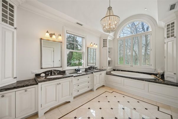 Bathroom, Chandelier, Dual Sink Vanities, Interior