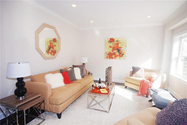 Interior, Living room, Recessed Lighting