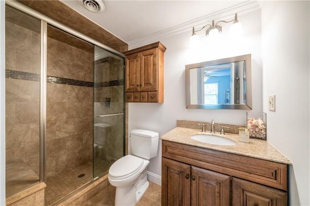 Bathroom, Glass Shower, Interior