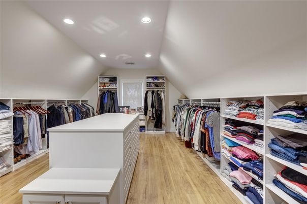 Interior, Recessed Lighting, Walk-in Closets, Wood Texture Flooring