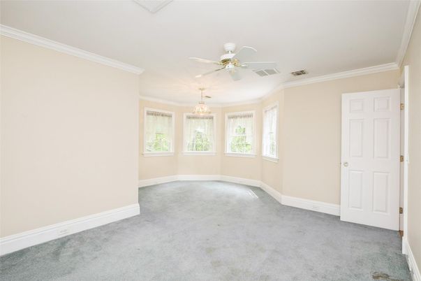Chandelier, Empty room, Interior