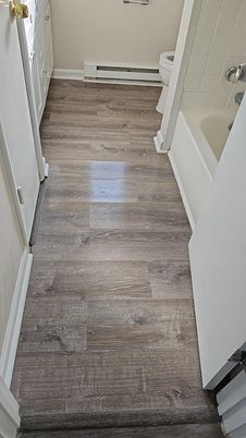 Bathroom, Interior, Wood Texture Flooring