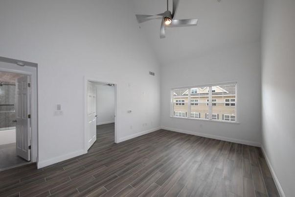 Empty room, Interior, Wood Texture Flooring