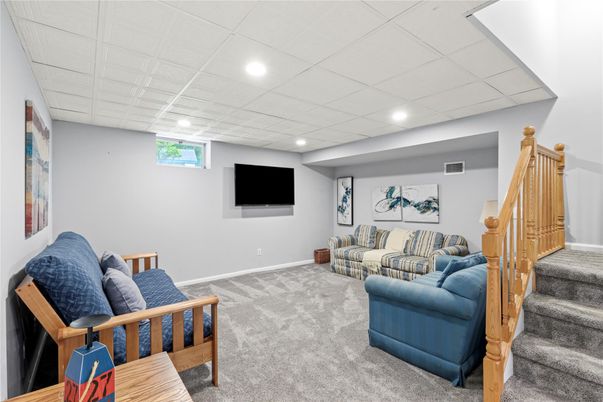 Interior, Living room, Recessed Lighting