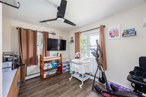 Fitness Equipment, Interior, Wood Texture Flooring