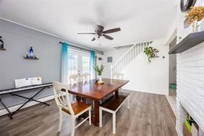 Home Office, Interior, Wood Texture Flooring