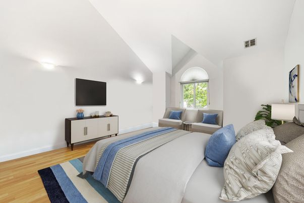 Bedroom, Interior, Wood Texture Flooring