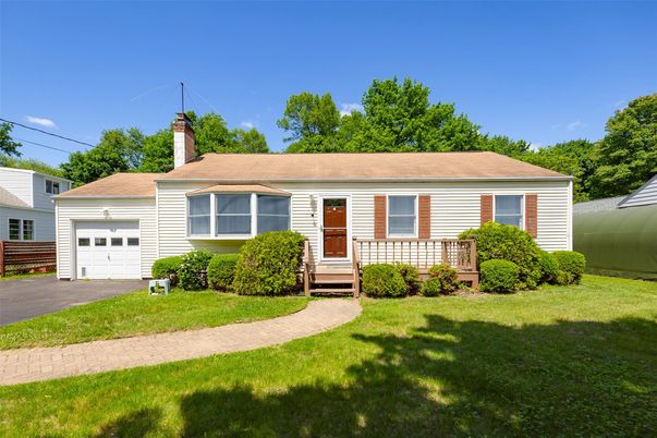 Attached, Backyard, Exterior, Facade, Cape Cod