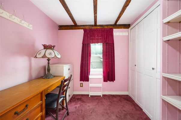 Home Office, Interior, Wooden Beams