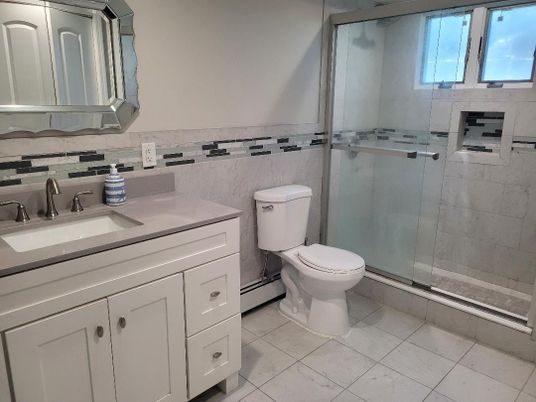 Bathroom, Glass Shower, Interior