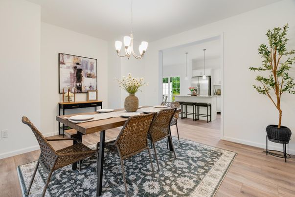 Chandelier, Dining room, Interior, Kitchen, Pendant Lights, Wood Texture Flooring