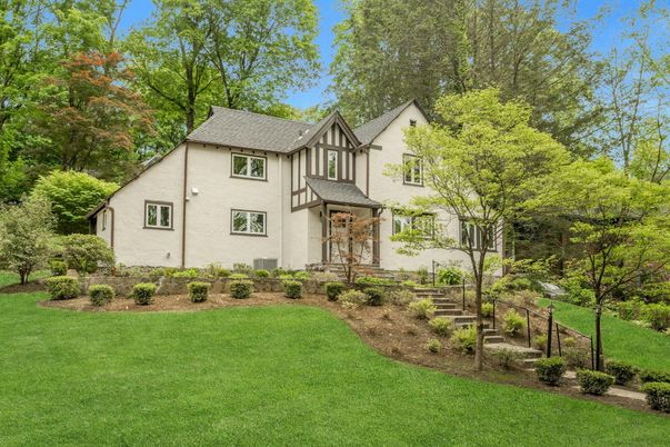 Backyard, Exterior, Facade, Tudor Revival