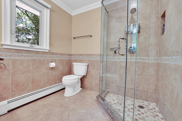 Bathroom, Glass Shower, Interior