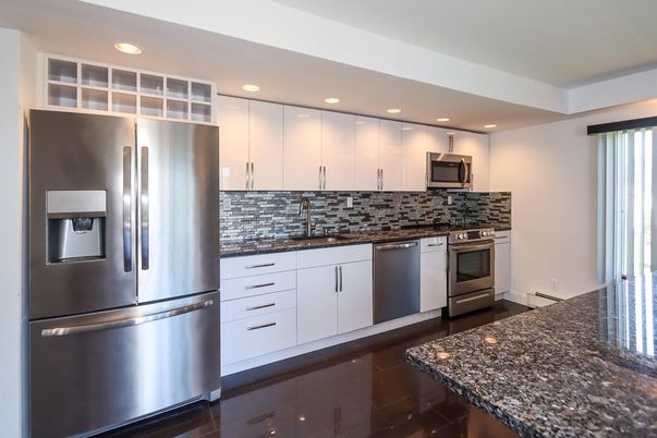 Interior, Kitchen, Recessed Lighting, Stainless Steel Appliances
