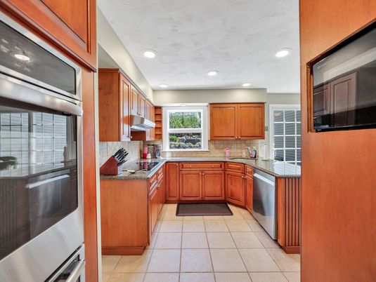 Interior, Kitchen, Recessed Lighting, Stainless Steel Appliances