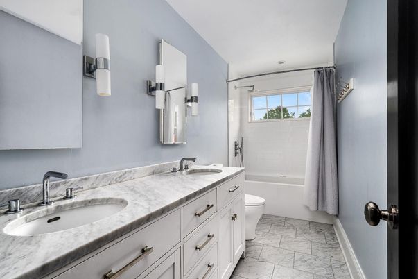 Bathroom, Dual Sink Vanities, Interior, Marble