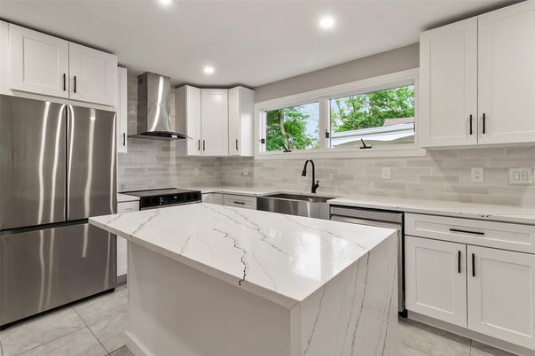 Interior, Kitchen, Recessed Lighting, Stainless Steel Appliances