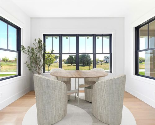 Dining room, Interior, Wood Texture Flooring
