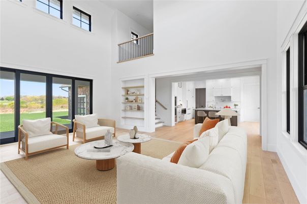 Interior, Kitchen, Living room, Wood Texture Flooring