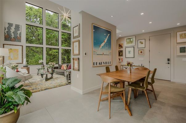 Dining room, Interior, Living room, Recessed Lighting