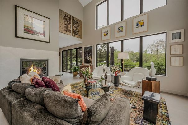 Fireplace, Interior, Living room