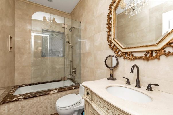 Bathroom, Glass Shower, Interior