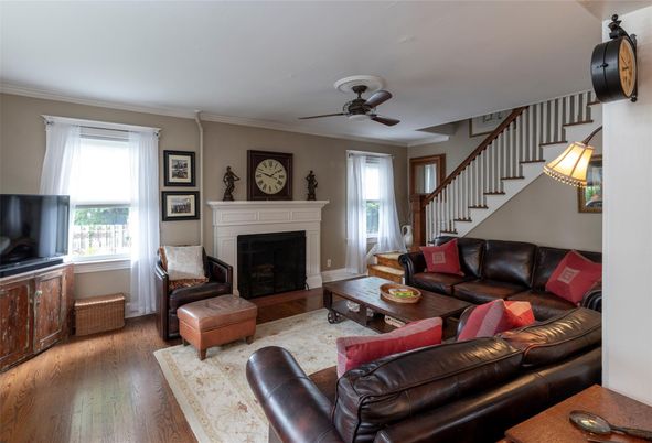 Fireplace, Interior, Living room, Wood Texture Flooring