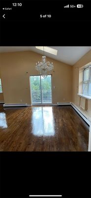 Chandelier, Empty room, Interior, Wood Texture Flooring