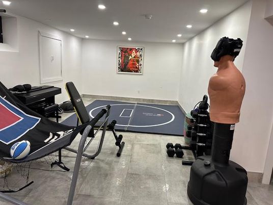 Fitness Equipment, Interior, Recessed Lighting