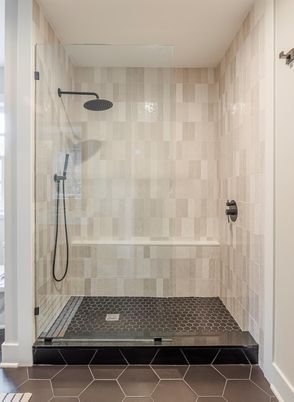 Bathroom, Glass Shower, Interior