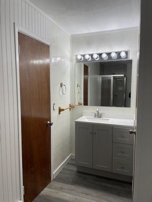Bathroom, Interior, Wood Texture Flooring