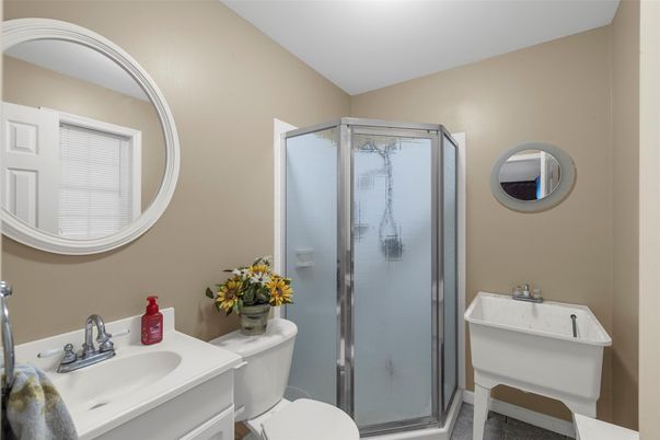 Bathroom, Glass Shower, Interior