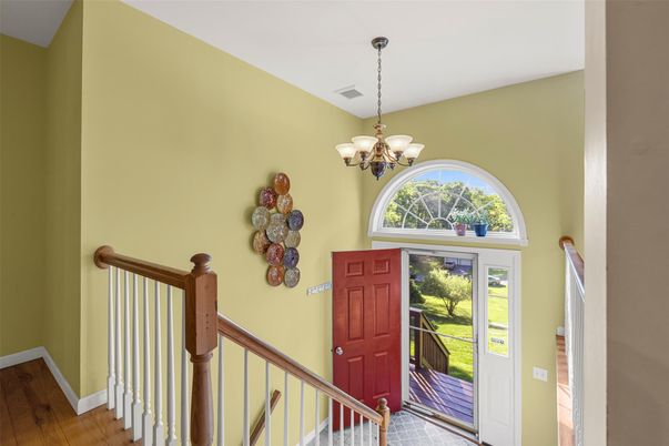 Chandelier, Interior, Wood Texture Flooring