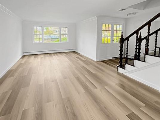 Empty room, Interior, Wood Texture Flooring