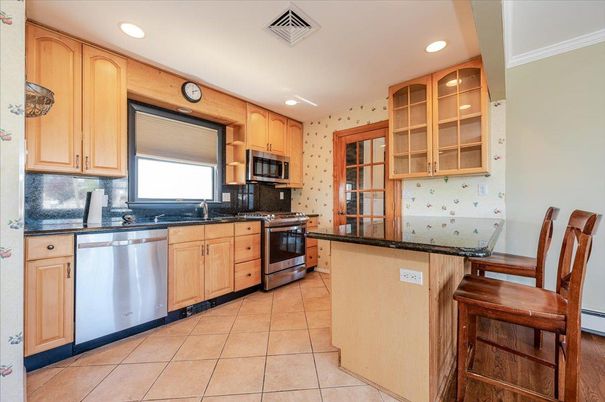 Interior, Kitchen, Recessed Lighting, Stainless Steel Appliances