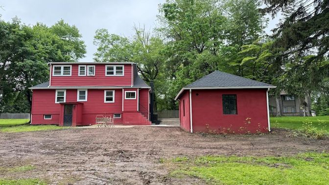 Backyard, Detached Garage, Exterior