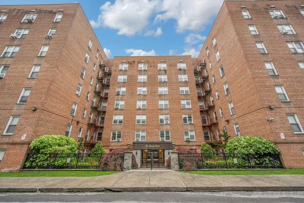 Exterior, Facade, Brick Facade, Condo Building