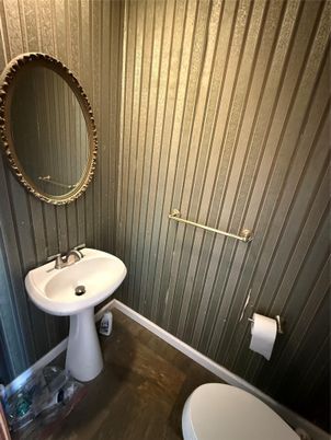 Bathroom, Interior, Wood Texture Flooring