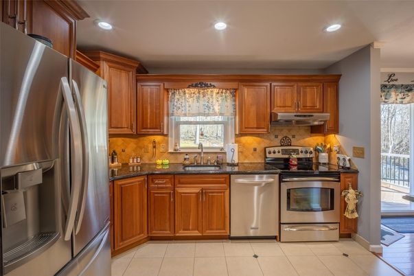 Interior, Kitchen, Recessed Lighting, Stainless Steel Appliances