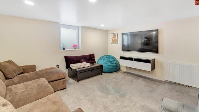 Interior, Living room, Recessed Lighting