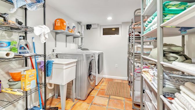Interior, Recessed Lighting, Washer