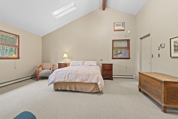 Bedroom, Interior, Wooden Beams