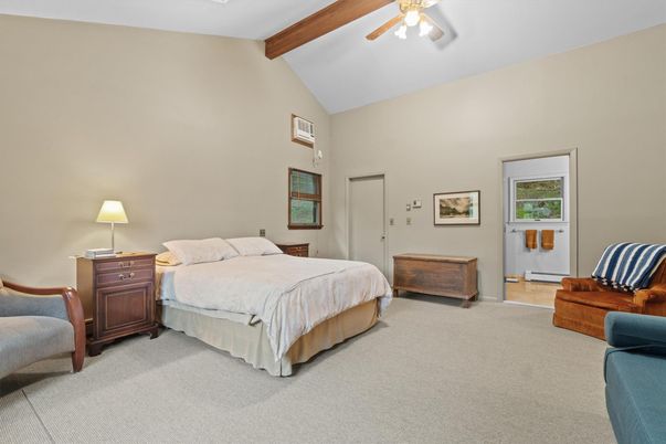 Bedroom, Interior, Wooden Beams