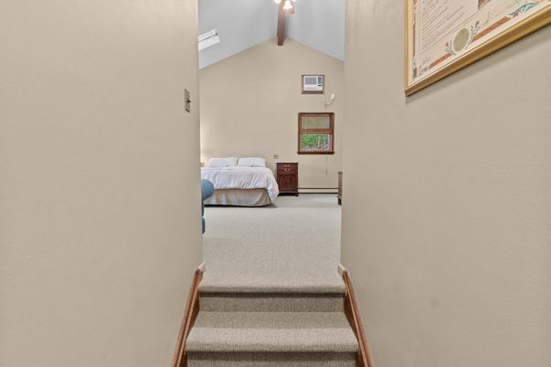 Bedroom, Interior, Wooden Beams