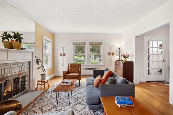Fireplace, Interior, Living room, Wood Texture Flooring