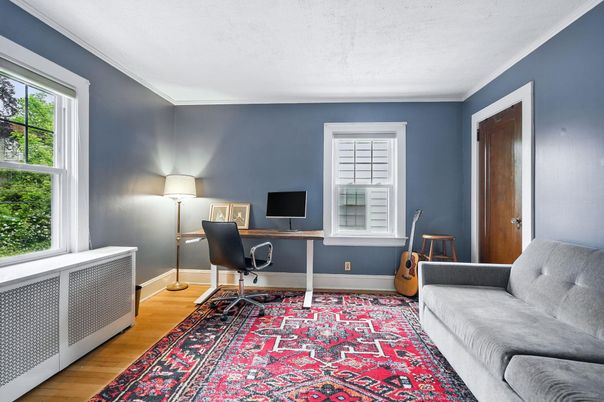 Home Office, Interior, Wood Texture Flooring