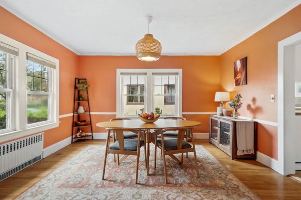 Dining room, Interior, Wood Texture Flooring