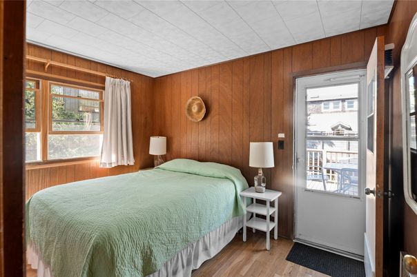 Bedroom, Interior, Wood Texture Flooring, Wooden Walls
