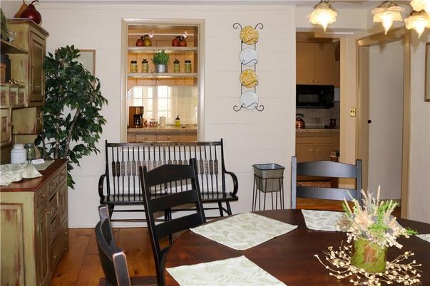 Dining room, Interior, Wood Texture Flooring