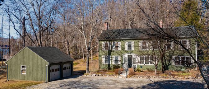 Attached, Backyard, Detached Garage, Exterior, Facade, Georgian